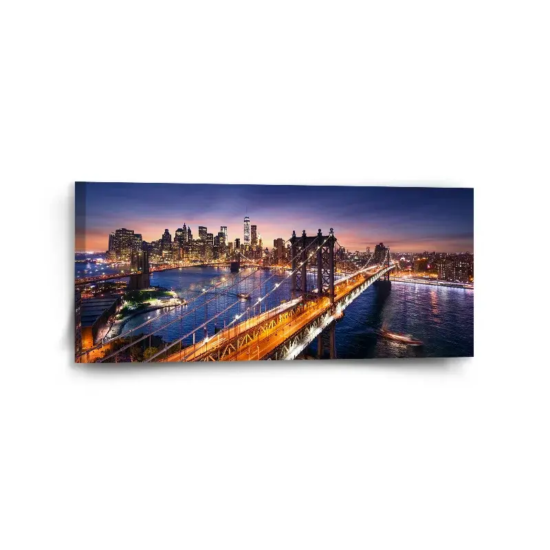 Obraz Most v New Yorku - 110x50 cm