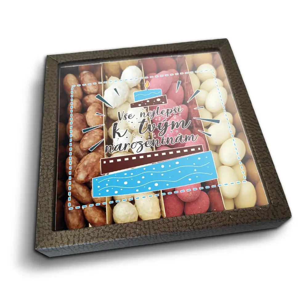 Mandle v čokoládě Vše nejlepší k tvým narozeninám - 4x 80g