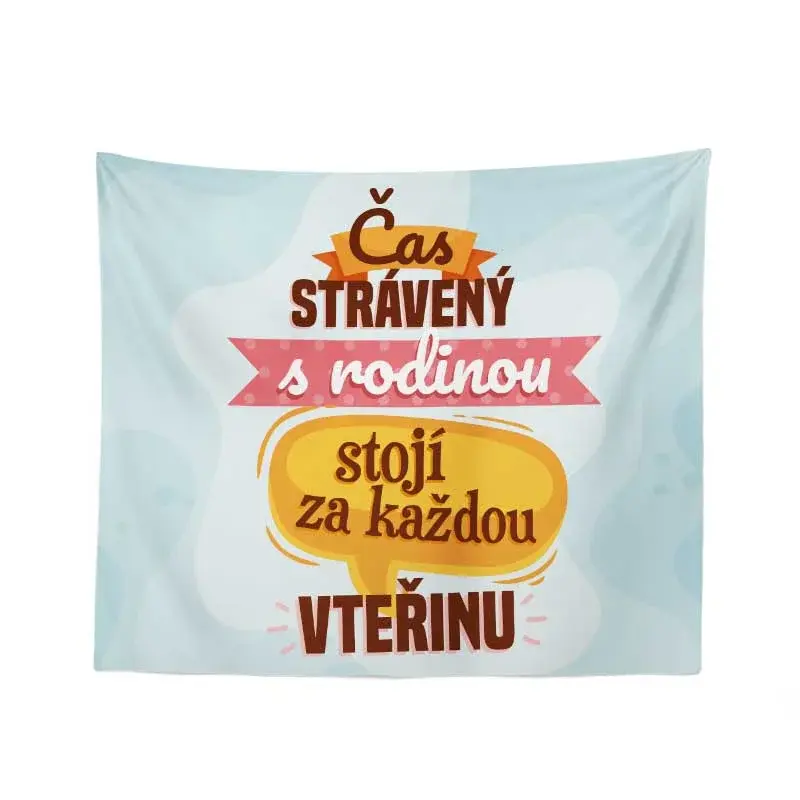Deka Čas strávený s rodinou: 150x120 cm