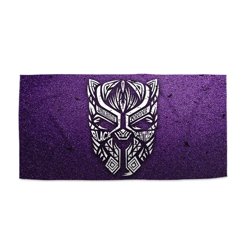 Ručník BLACK PANTHER wakanda forever Bílý - 70x140 cm