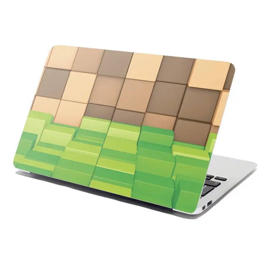 Samolepka na notebook Blocks 3D - 38x26 cm