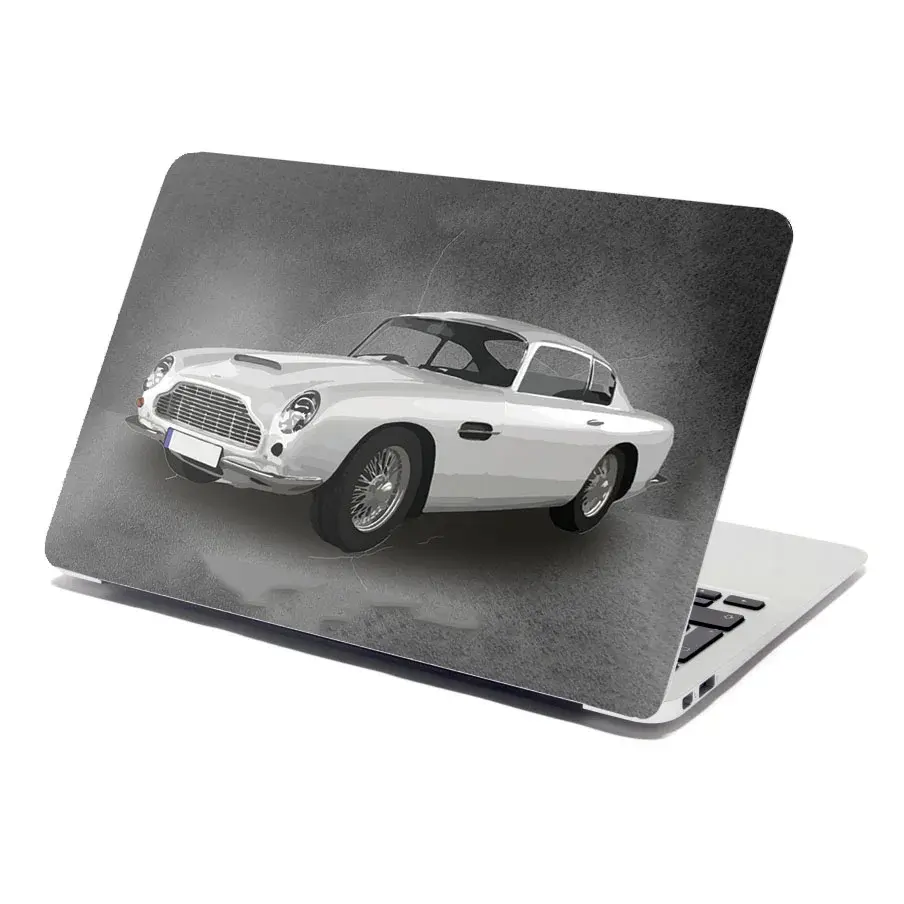 Samolepka na notebook Aston Martin Tmavé pozadí - 38x26 cm