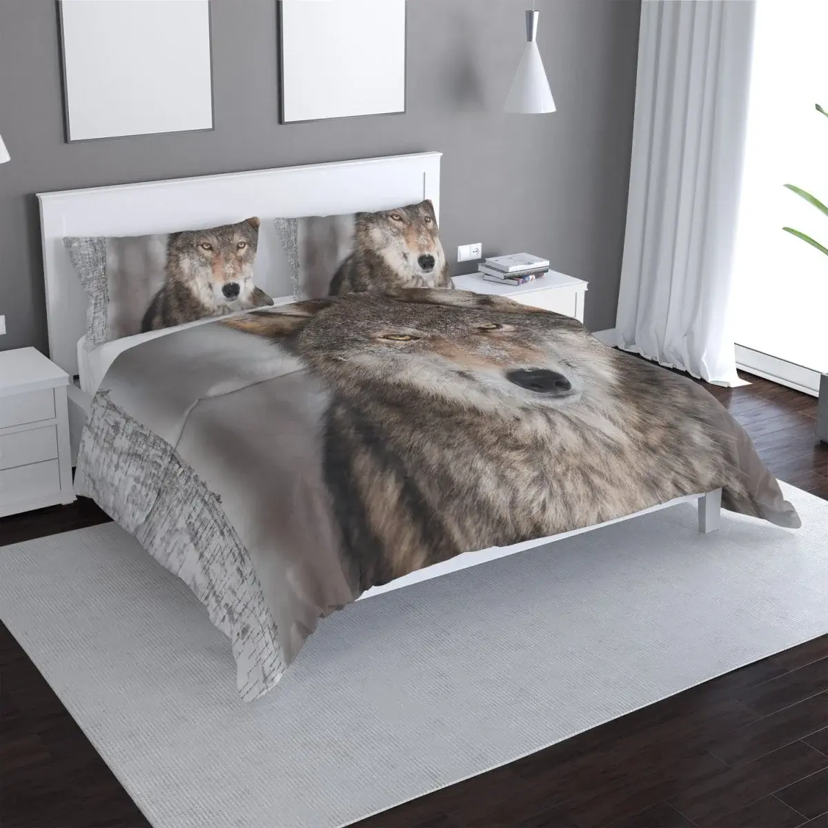 Povlečení Vlk 2 - 140x220 / 90x70