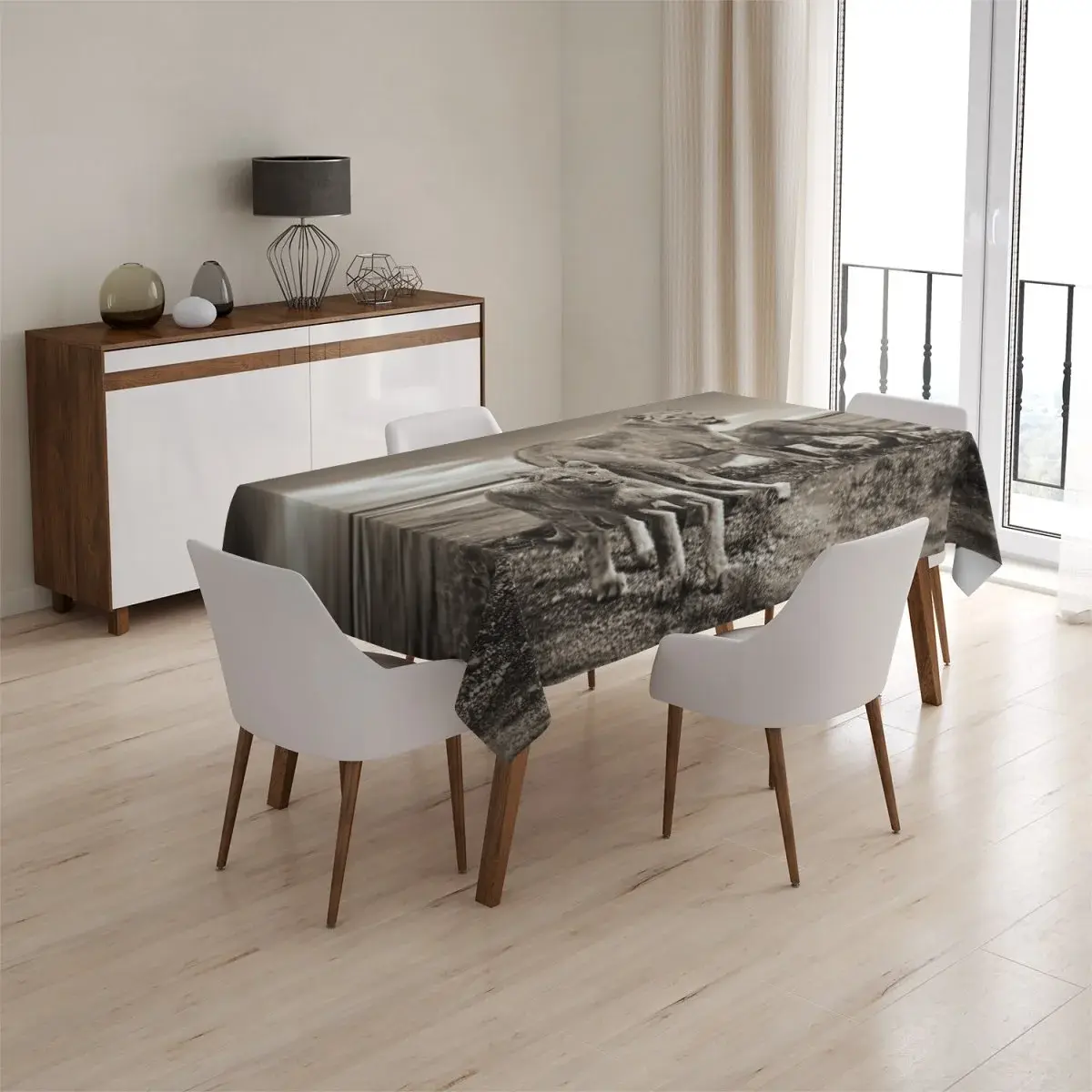 Ubrus Lvice a lvíčata - 130x170 cm