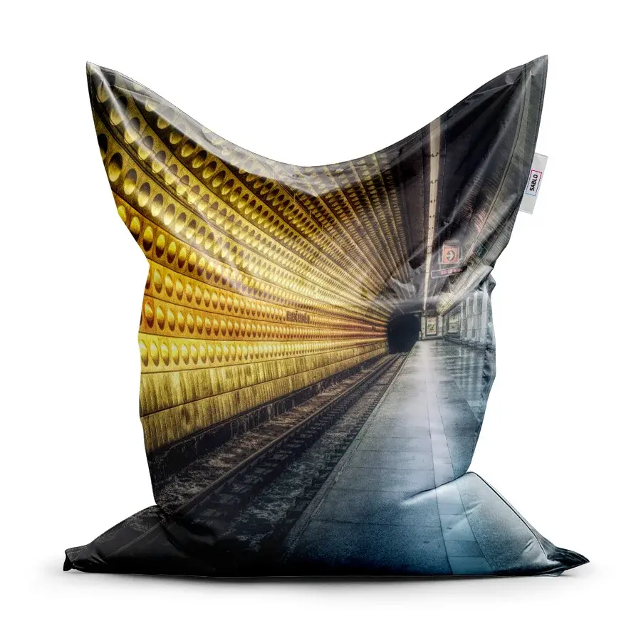 Sedací vak Classic Pražské metro - 200x140 cm