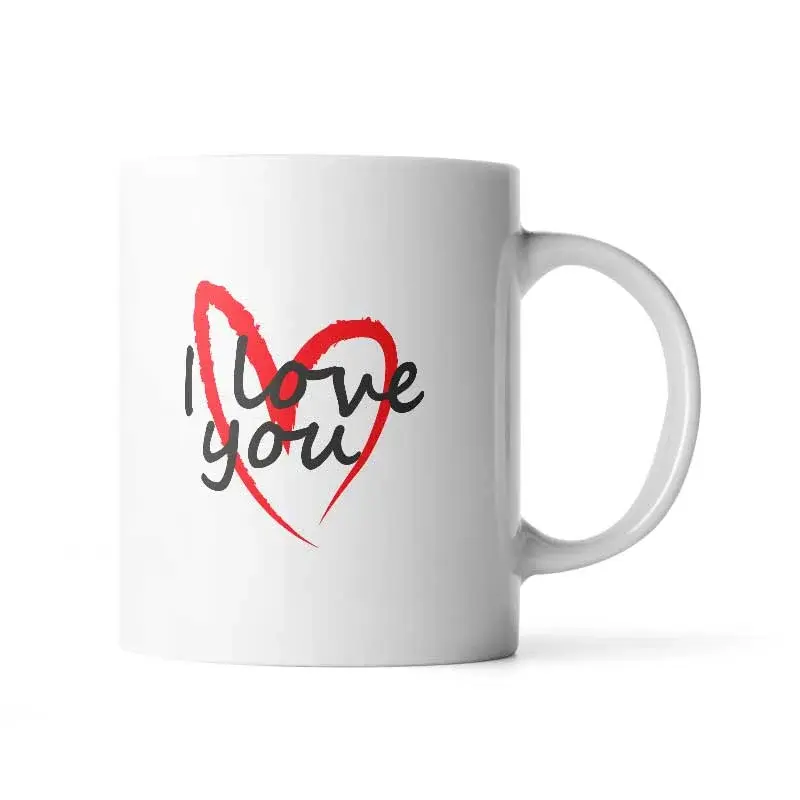 Hrnek I Love you srdce - 890 ml - XXL