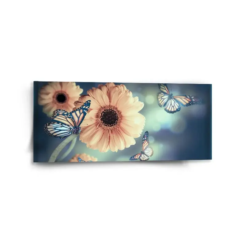 Obraz Květinová abstrakce - 110x50 cm