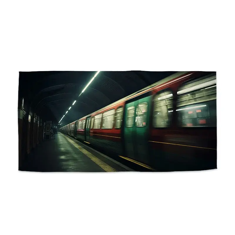 Ručník Metro v tmavé stanici - 50x100 cm
