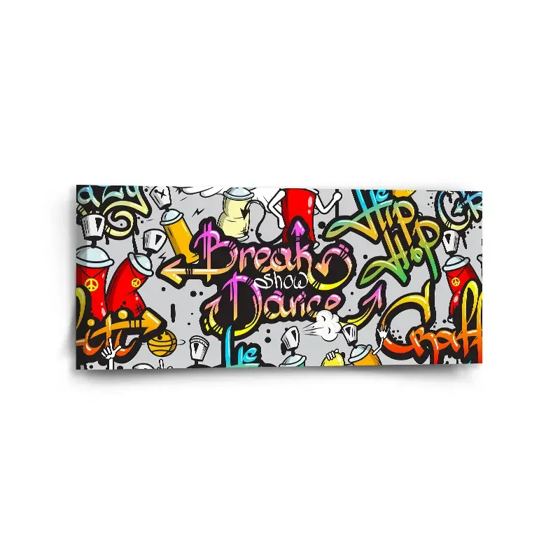 Obraz Graffiti - 110x50 cm