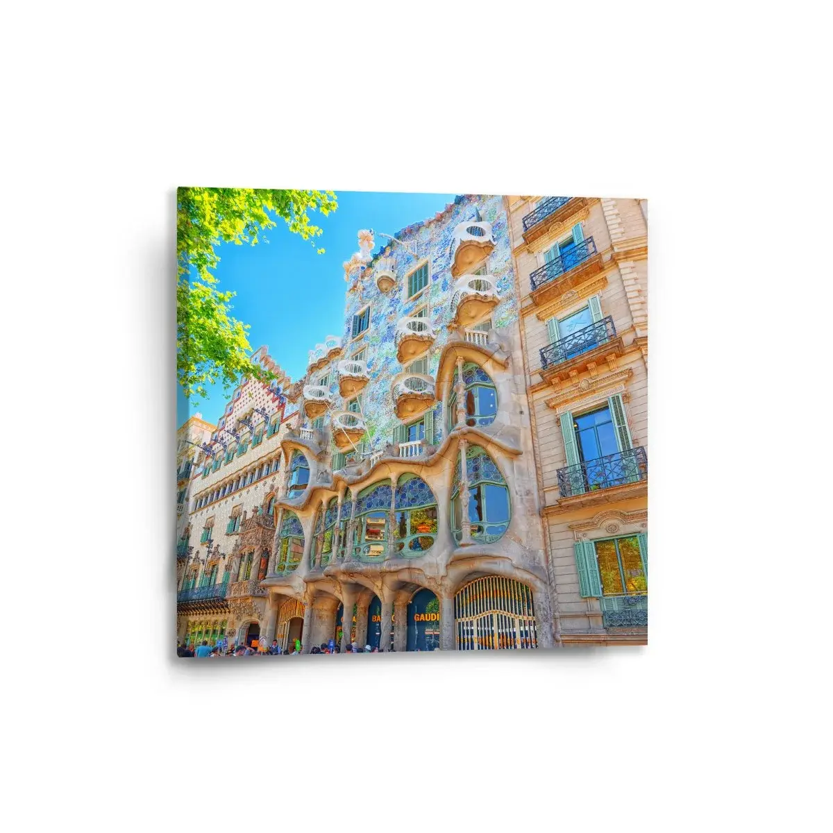 Obraz Barcelona Gaudi Casa Batllo 2 - 50x50 cm