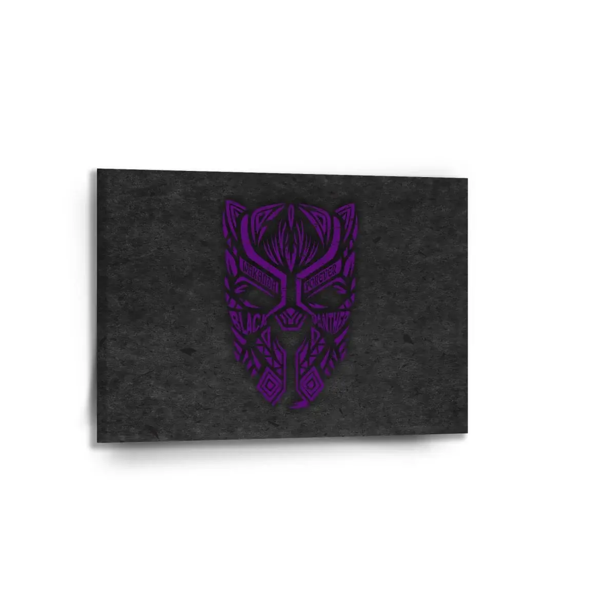 Obraz BLACK PANTHER wakanda forever Fialový - 90x60 cm