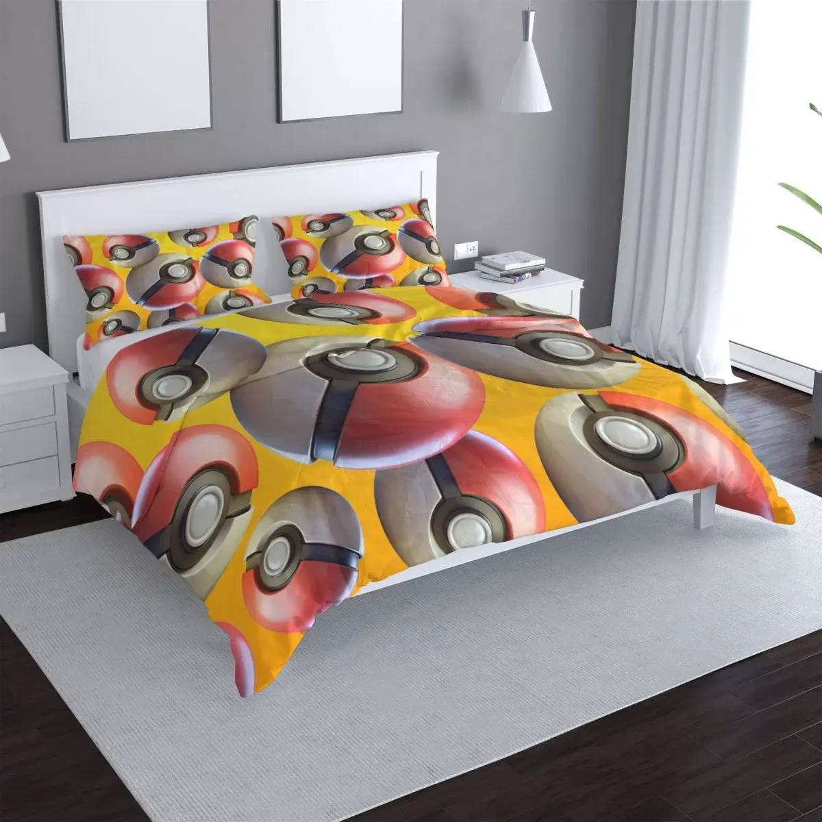 Povlečení Pokemon ball Pattern - 140x200 / 90x70