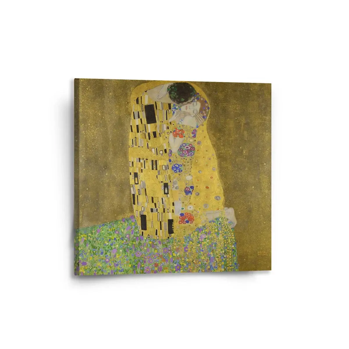 Obraz Polibek - Gustav Klimt - 50x50 cm