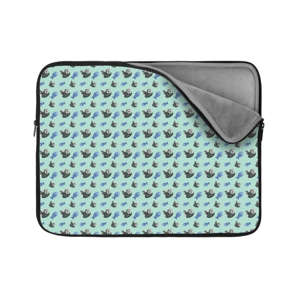Obal na notebook Kočky a rybičky - 15,6"