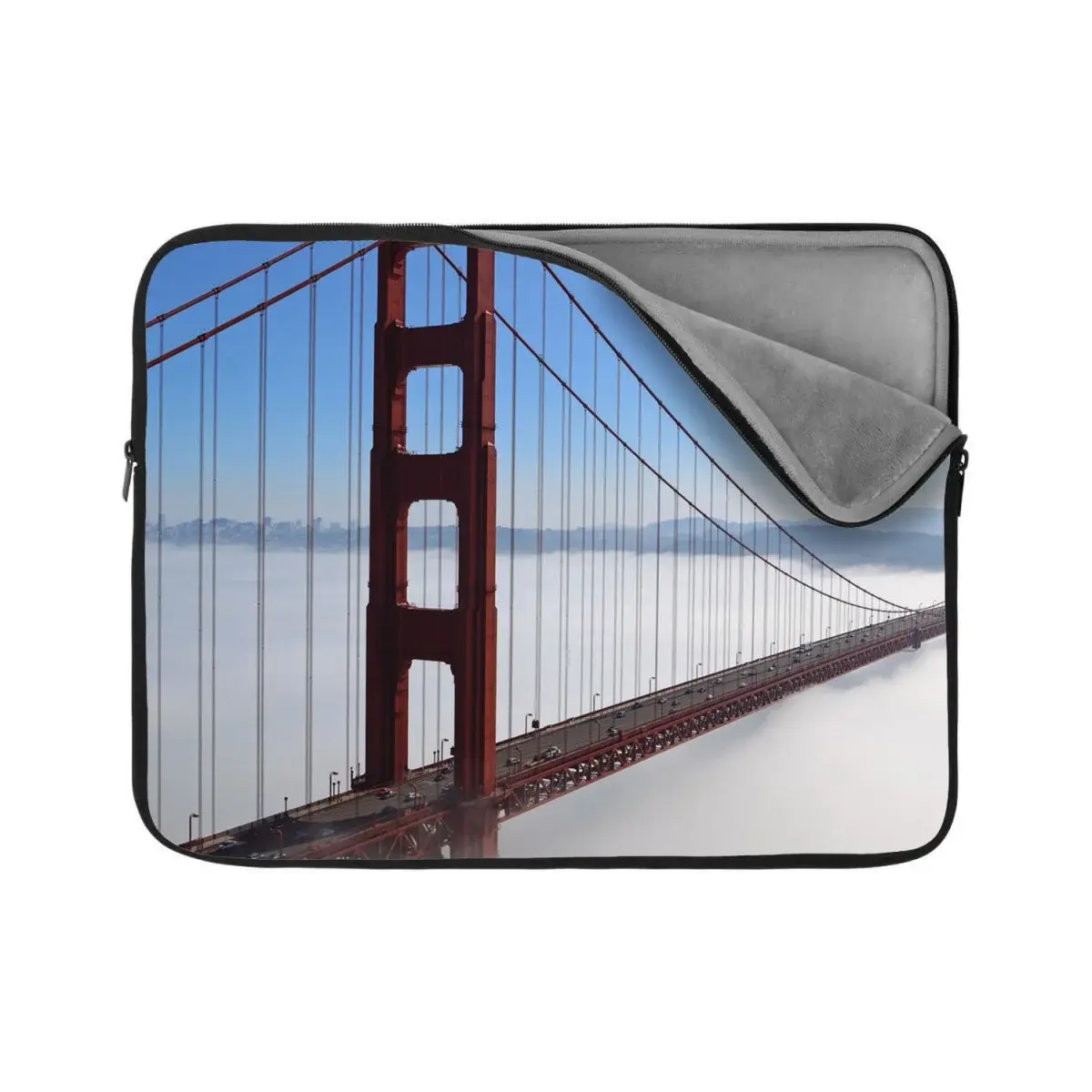 Obal na notebook Golden Gate v mlze - 15,6"