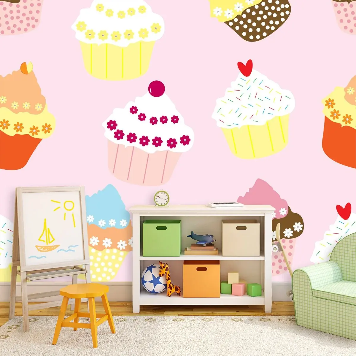 Tapeta Muffiny - 208x125 cm