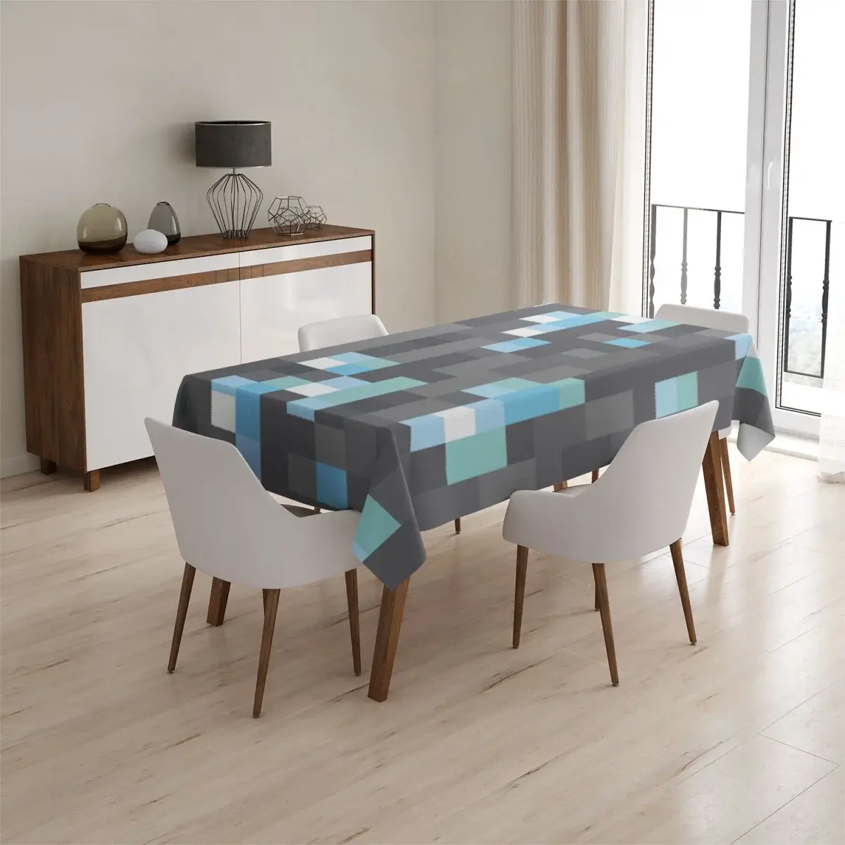 Ubrus Blocks 1 - 130x130 cm