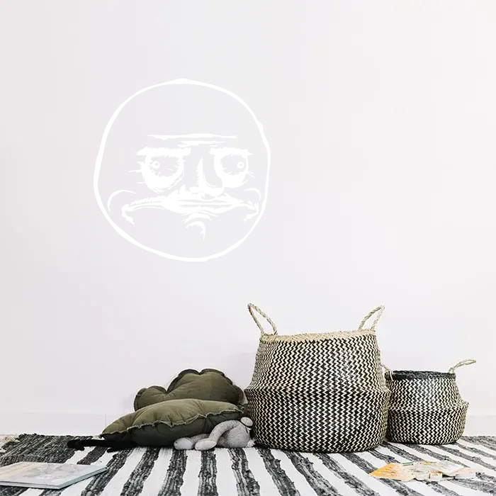 Samolepka na zeď: Meme me gusta - 120x120 cm