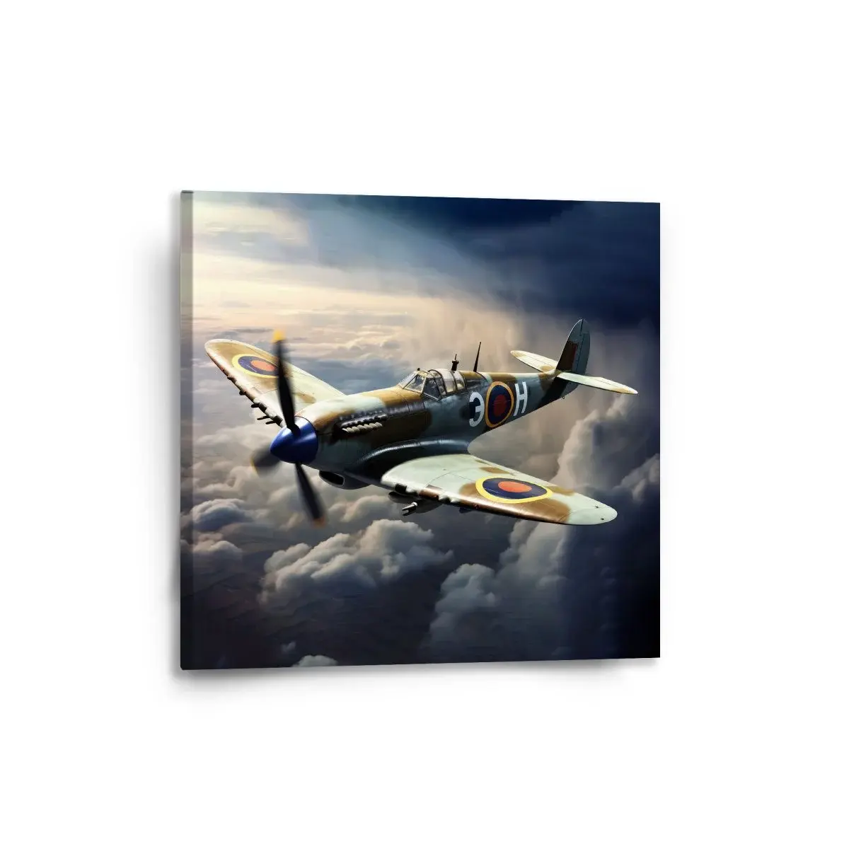 Obraz Stíhačka Spitfire - 50x50 cm