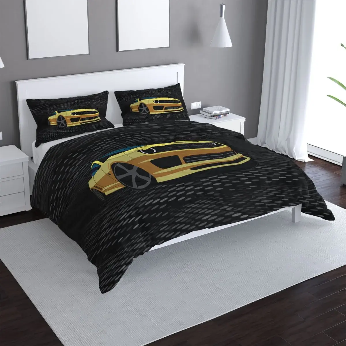 Povlečení Chevrolet Camaro Puntíky