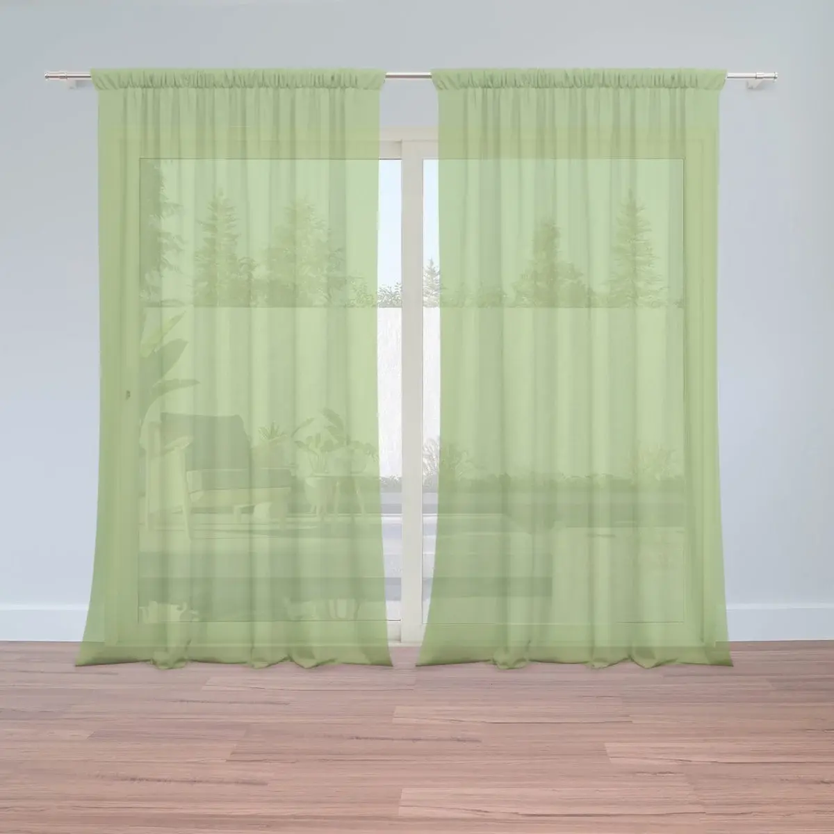 Záclony Kiwi: 2ks 150x250cm