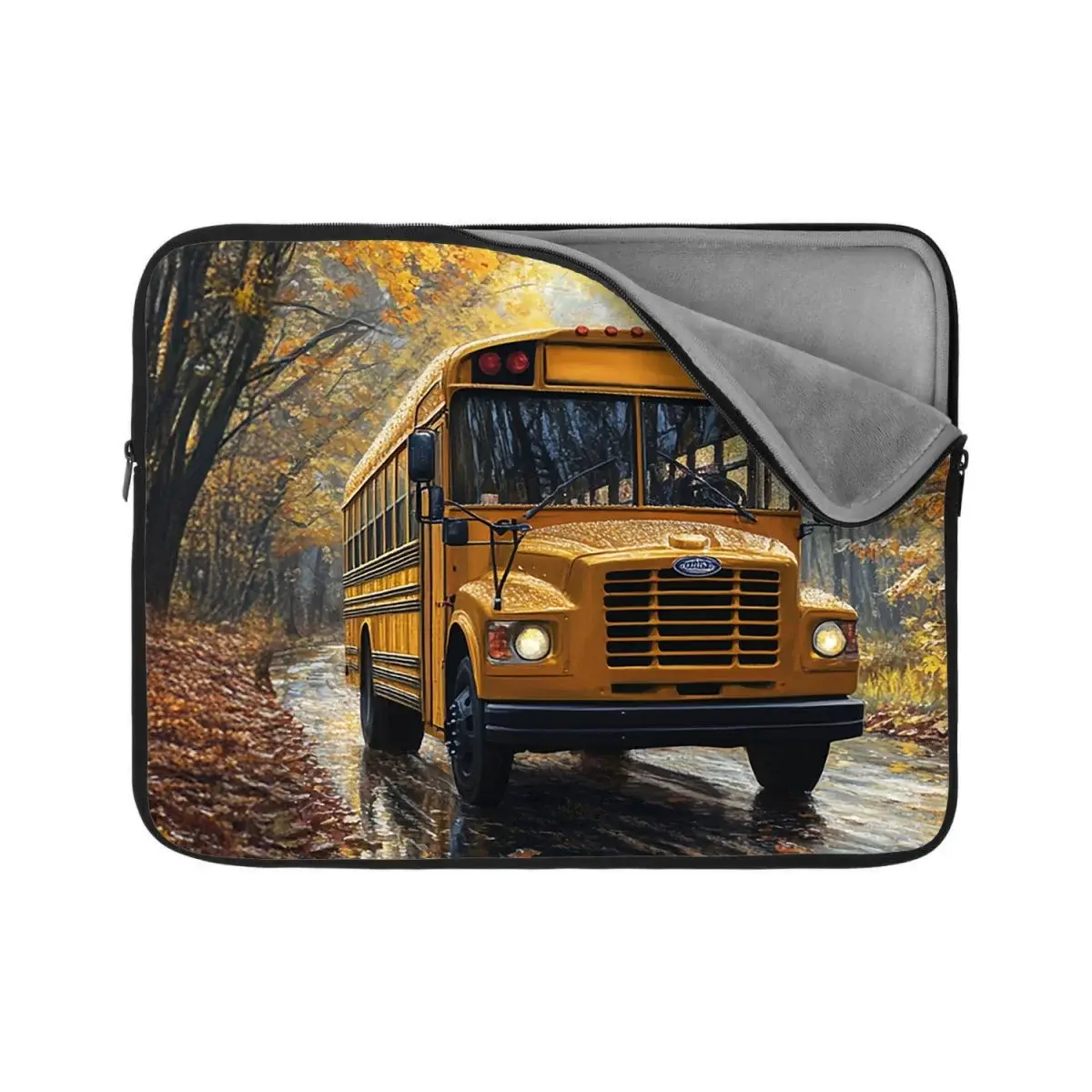 Obal na notebook Žlutý školní autobus - 13"