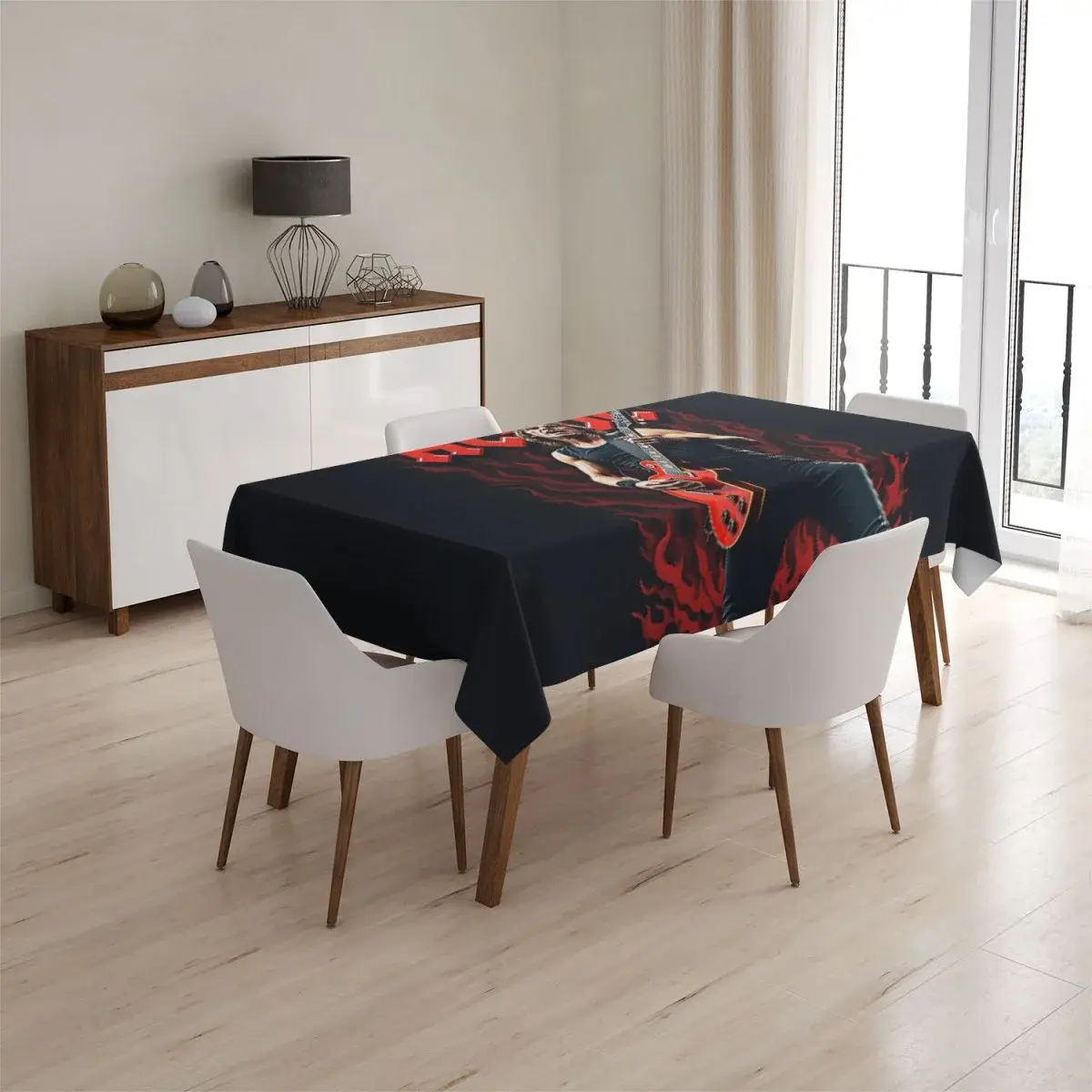 Ubrus ACDC Kytarista - 145x240 cm