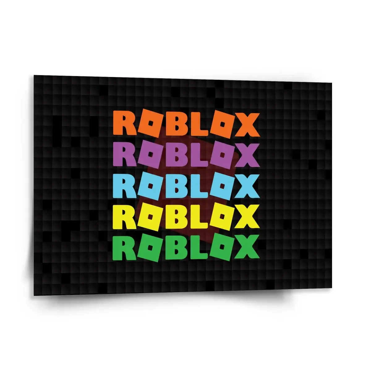 Obraz ROBLOX Barevný text - 150x110 cm