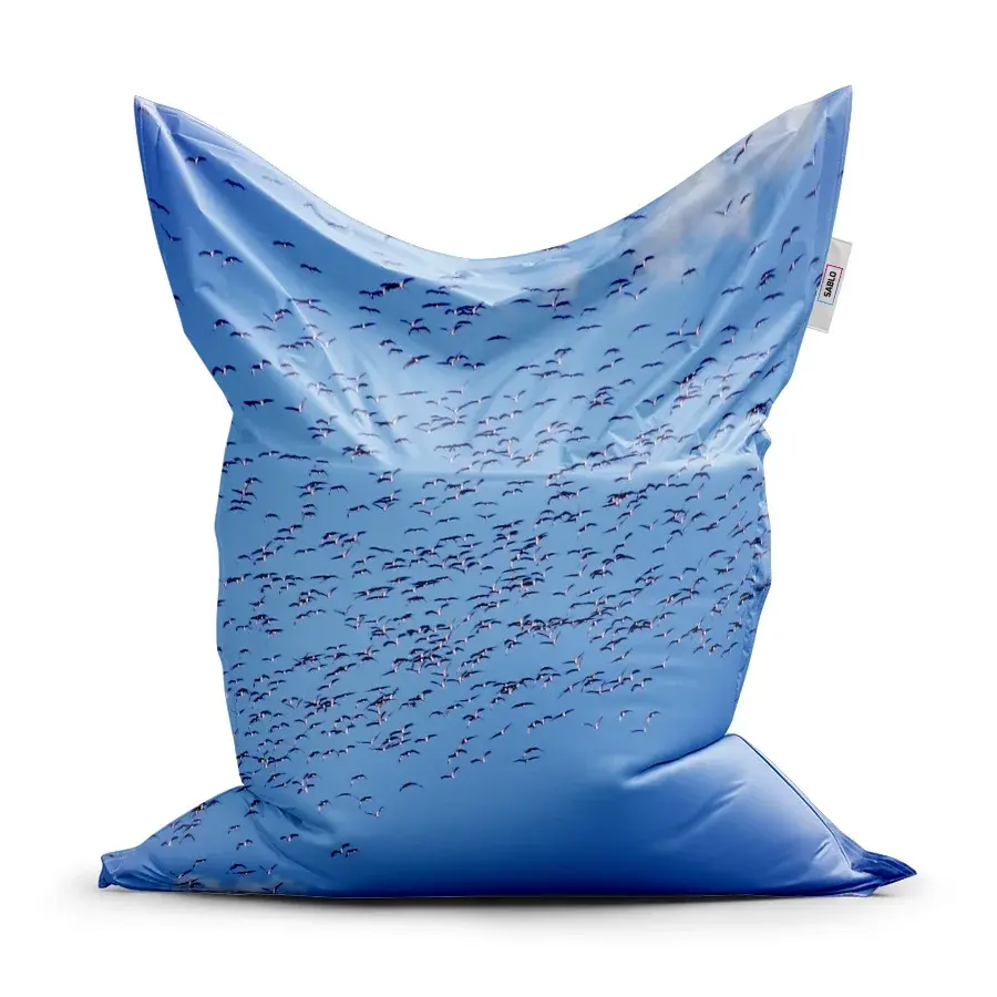 Sedací vak Classic Hejno ptáků - 150x100 cm