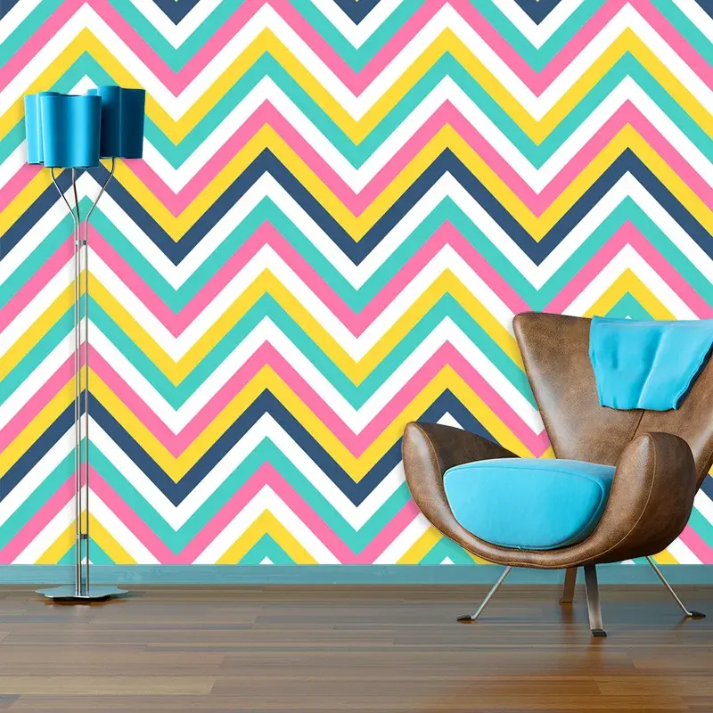 Tapeta Duhové klikyháky - 336x220 cm