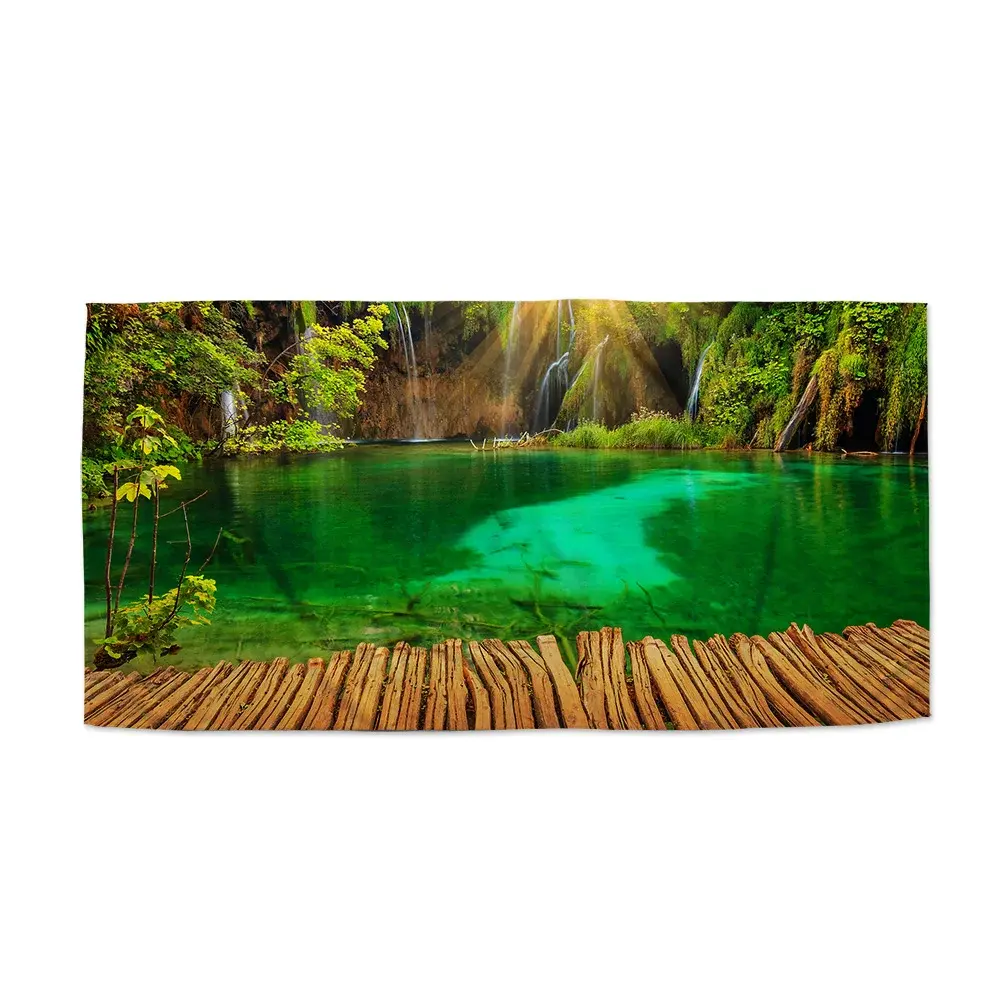 Ručník Jezírko s vodopádem - 50x100 cm