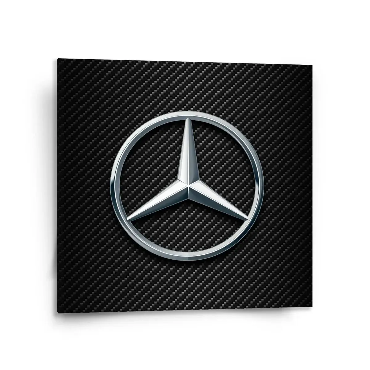 Obraz Logo 4 Carbon - 110x110 cm