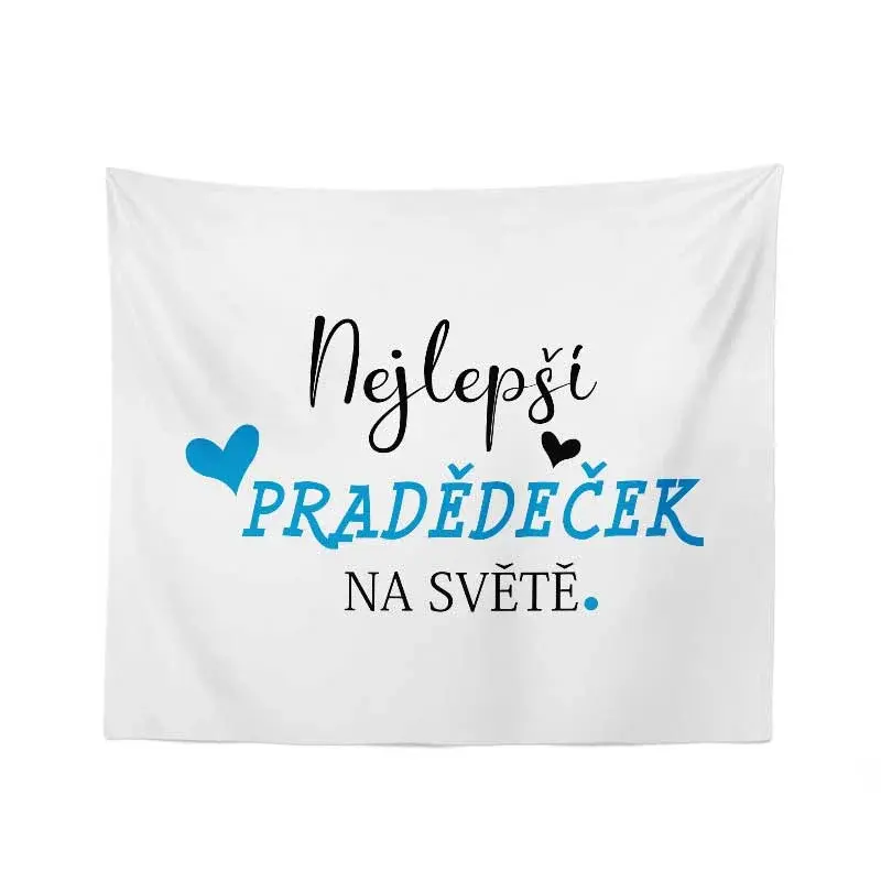 Deka Nejlepší pradědeček na světě: 150x120 cm
