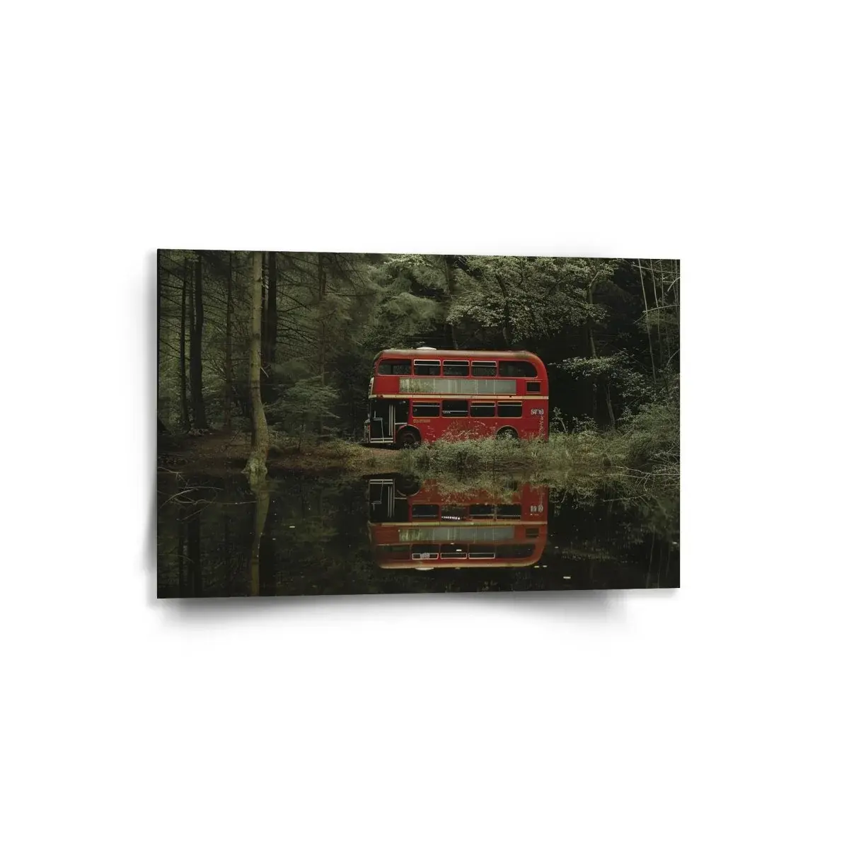 Obraz Červený patrový autobus - 60x40 cm