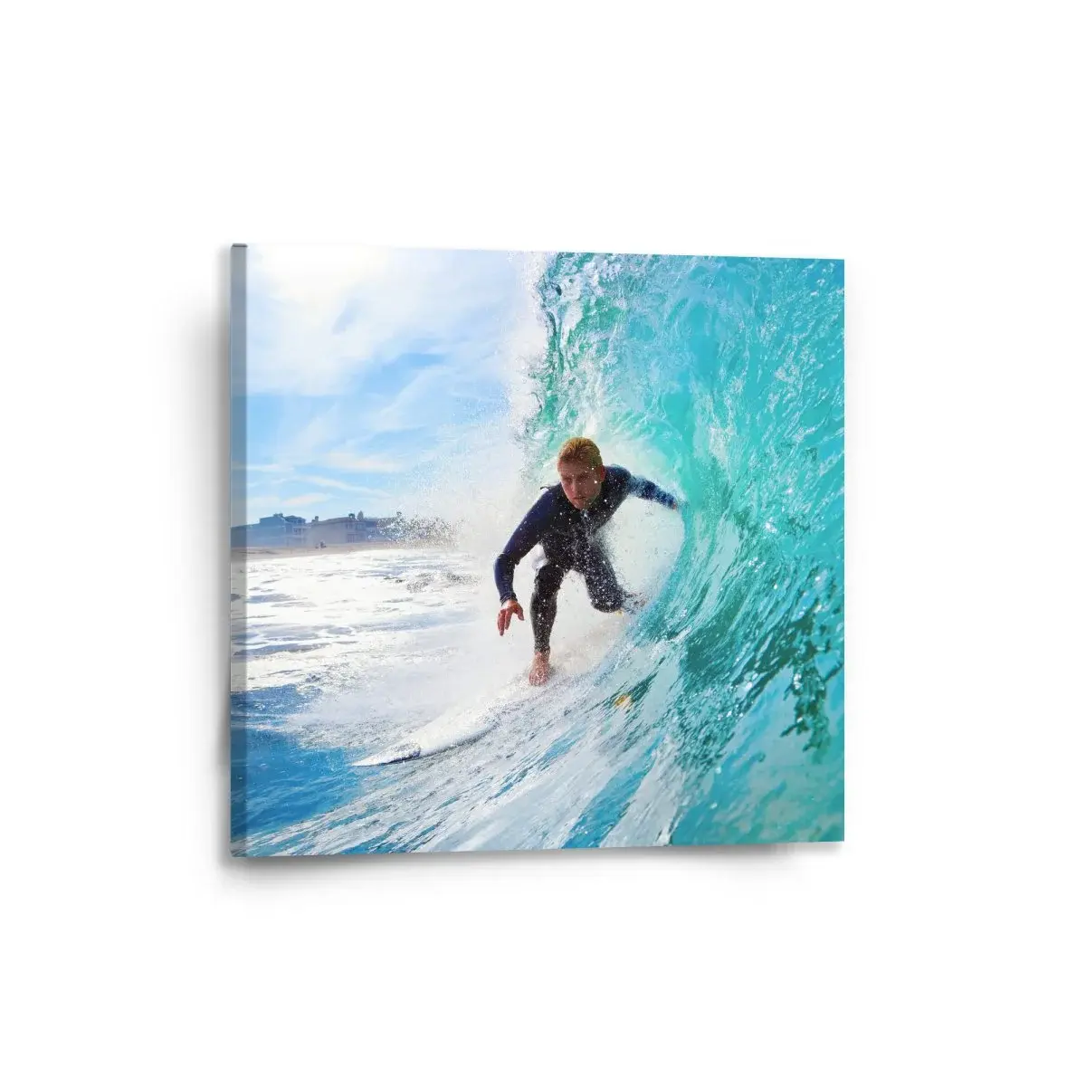 Obraz Surfař na vlně - 50x50 cm