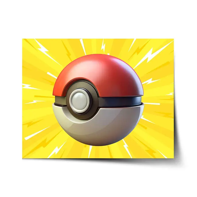 Plakát Pokemon ball Exploze - 90x60 cm
