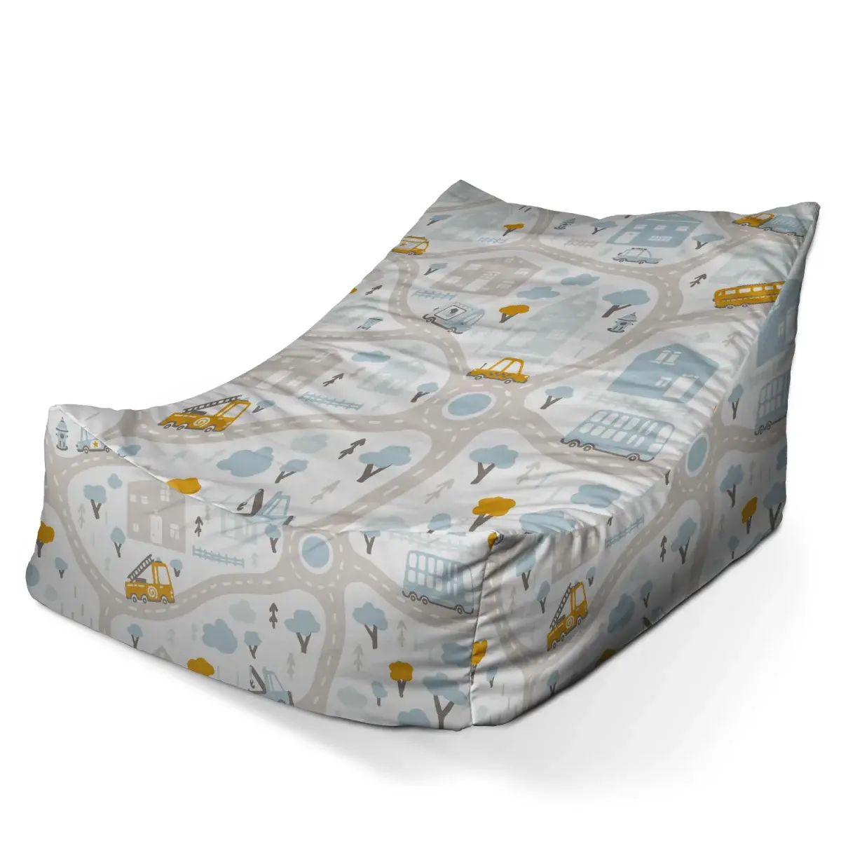 Sedací vak Lounge Cestičky s dopravou - 120 x 100 x 80 cm
