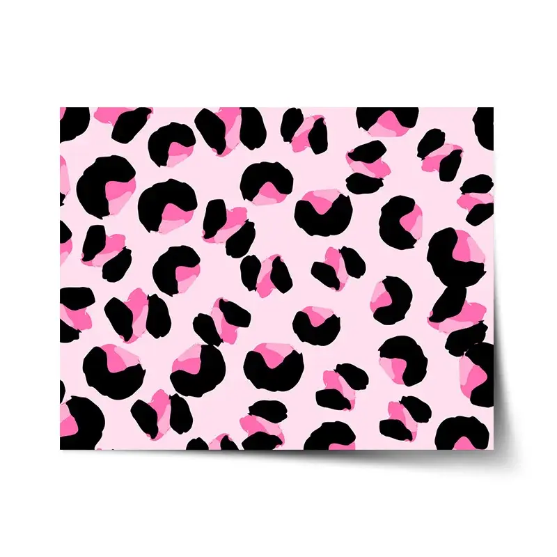 Plakát Růžový gepard - 90x60 cm