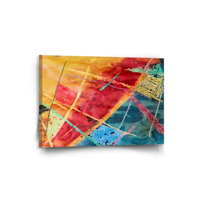 Obraz Barevné čáry - 90x60 cm
