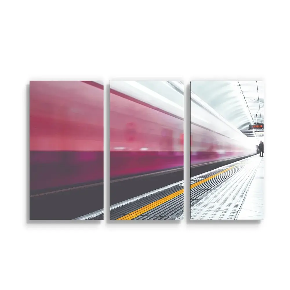 Obraz - 3-dílný Metro 2 - 120x80 cm