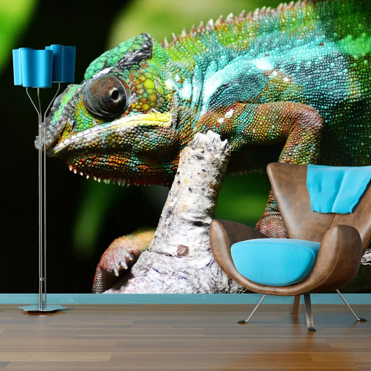 Tapeta Chameleon - 336x220 cm