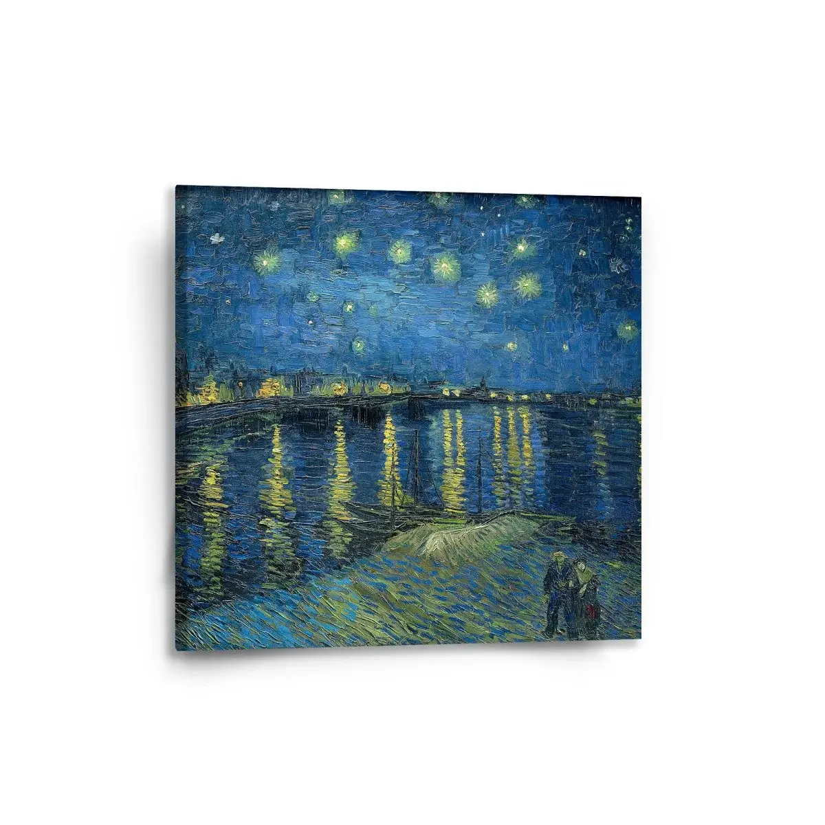 Obraz Hviezdna noc nad Rhônou - Vincent van Gogh - 50x50 cm