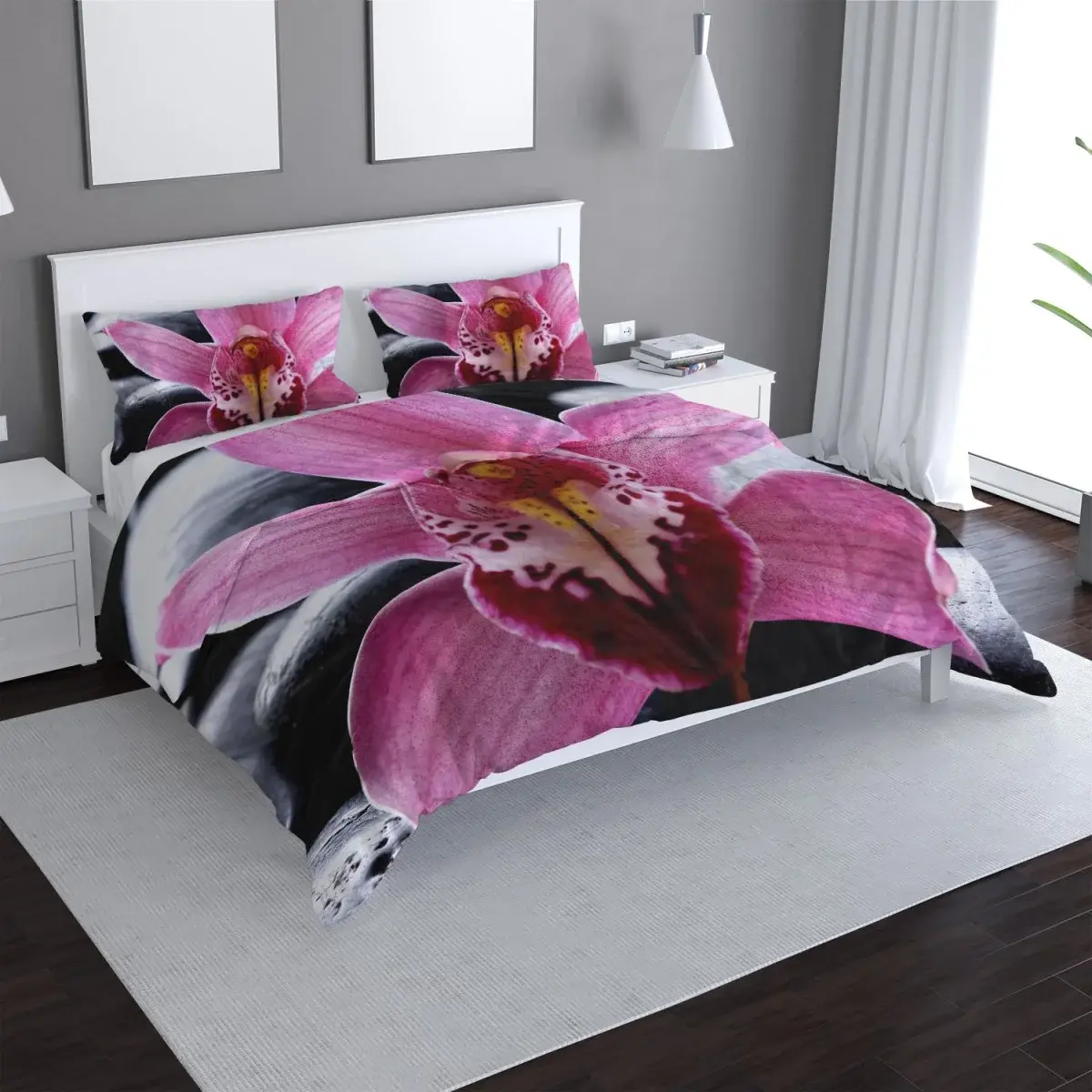 Povlečení Růžová orchidea - 140x220 / 90x70
