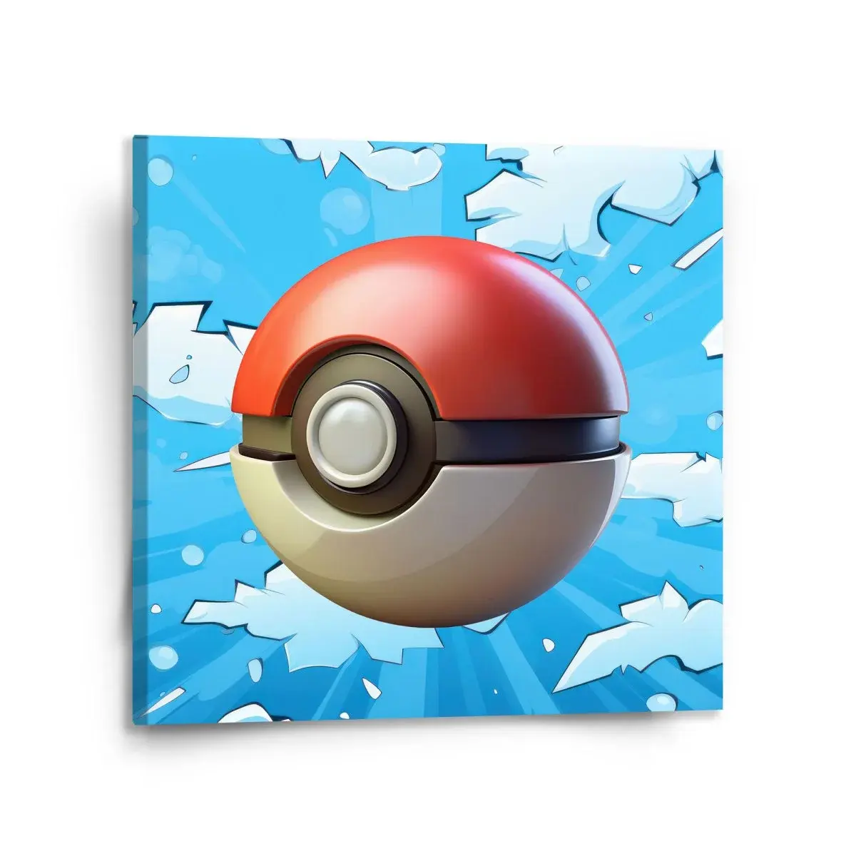 Obraz Pokemon ball Obloha - 110x110 cm