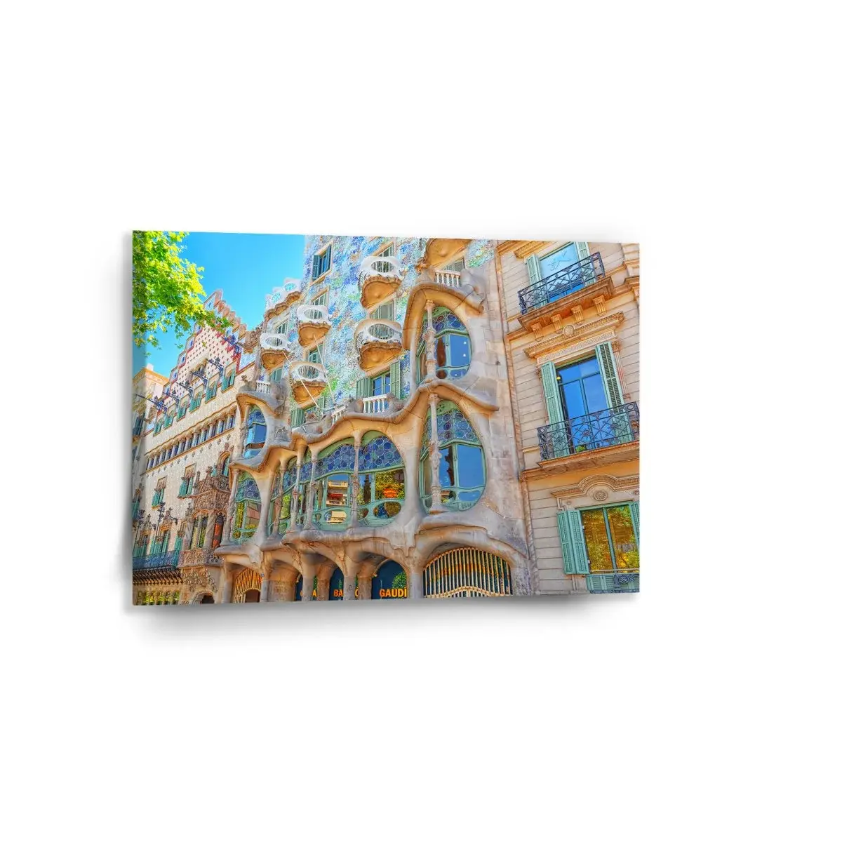 Obraz Barcelona Gaudi Casa Batllo 2 - 90x60 cm