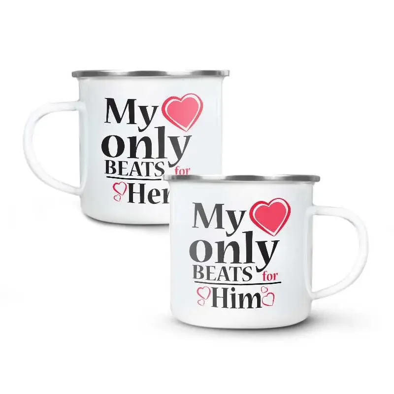 Plecháčky My heart only beats: 2ks 300ml