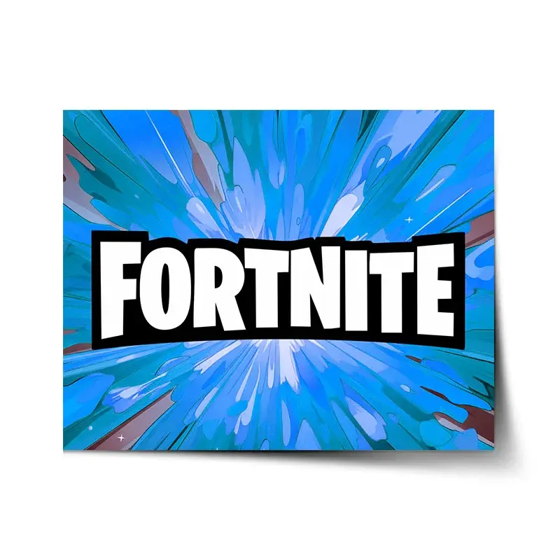 Plakát FORTNITE modrá - 90x60 cm