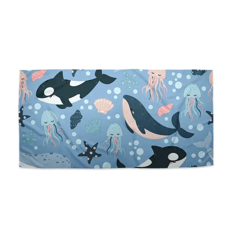 Ručník Dětský mořský svět - 50x100 cm