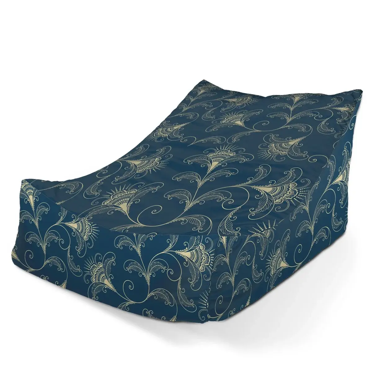 Sedací vak Lounge Vintage ornamenty - 120 x 100 x 80 cm