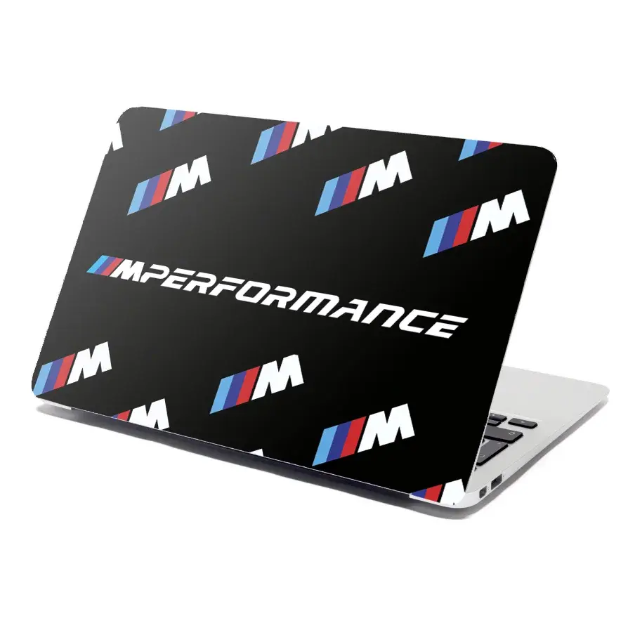 Samolepka na notebook MPERFORMANCE černý vzor - 38x26 cm